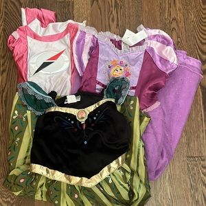 Costume Group - Disney Rapunzel, Disney Frozen, and Pink Power Ranger